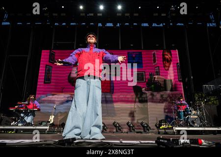 Oliver Tree tritt live auf der Bühne während des BottleRock auf der Napa Valley Expo am 25. Mai 2024 in Napa, Kalifornien, auf. Foto: Chris Tuite/imageSPACE Stockfoto