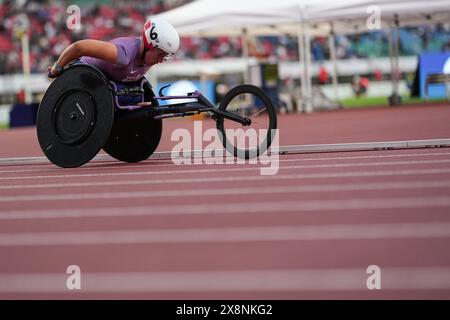 Hyogo, Japan. Mai 2024. Hannah COCKROFT (GBR) Leichtathletik : Kobe 2024 Para Leichtathletik Weltmeisterschaften Frauen 800 m T34 Finale im Kobe Universiade Memorial Stadium in Hyogo, Japan . Quelle: AFLO SPORT/Alamy Live News Stockfoto