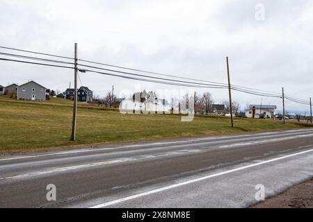 Residenzen in St. Peters Bay, Prince Edward Island, Kanada Stockfoto