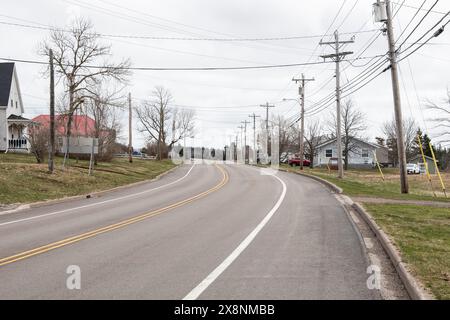 Residenzen in St. Peters Bay, Prince Edward Island, Kanada Stockfoto