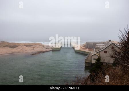 Sands Beach im Basin Head Provincial Park in Kingsboro, Prince Edward Island, Kanada Stockfoto