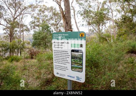 Oxley Wild Rivers National Park und die Wollombi Falls, NSW, Australien Stockfoto