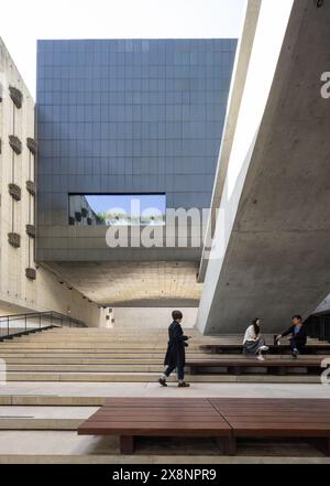 M+ Museum Hong Kong entworfen von Herzog & de Meuron Stockfoto