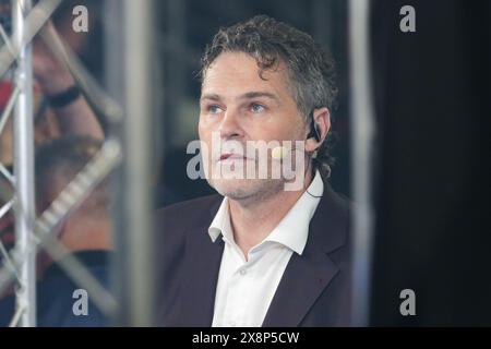 Prag, Tschechische Republik. Mai 2024. Jaromir Jagr beim Finale der IIHF Eishockey-Weltmeisterschaft 2024 zwischen Schweden und Polen in der O2 Arena Prag, Tschechische Republik Endergebnis; Schweiz 0:2 Tschechien (Foto: Grzegorz Wajda/SOPA Images/SIPA USA) Credit: SIPA USA/Alamy Live News Stockfoto