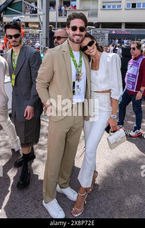 Monaco, Monaco. Mai 2024. Kevin Trapp und Izabel Goulart nehmen am 26. Mai 2024 in Monaco an der Formel-1-Weltmeisterschaft 2024 in Montecarlo Teil. Foto: Laurent Zabulon/ABACAPRESS. COM Credit: Abaca Press/Alamy Live News Stockfoto