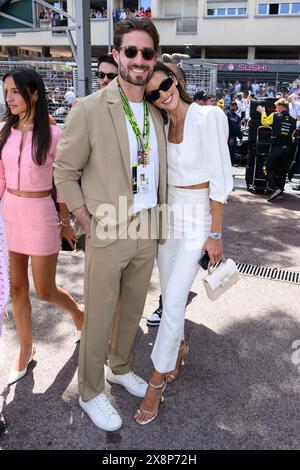 Monaco, Monaco. Mai 2024. Kevin Trapp und Izabel Goulart nehmen am 26. Mai 2024 in Monaco an der Formel-1-Weltmeisterschaft 2024 in Montecarlo Teil. Foto: Laurent Zabulon/ABACAPRESS. COM Credit: Abaca Press/Alamy Live News Stockfoto