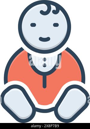 Symbol für Baby, infante Stock Vektor