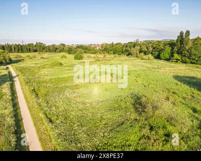 der south norwood Country Park ist ein großer, grüner See im londoner Stadtteil croydon Stockfoto