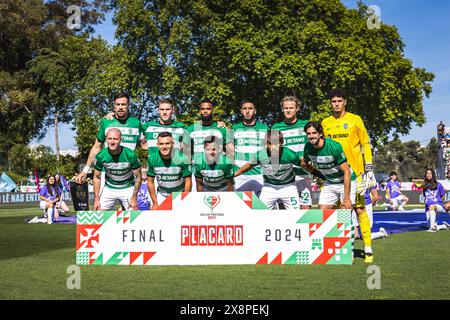 Oeiras, Portugal. Mai 2024. Sporting CP Starterteam für das Spiel zwischen dem FC Porto und Sporting CP für das portugiesische Cup-Finale in Estadio Nacional do Jamor. (Endresultat: FC Porto 2 - 1 Sporting CP) Credit: SOPA Images Limited/Alamy Live News Stockfoto