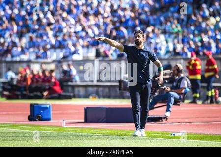 Ruben Amorim, Sporting CP Trainer, spielte beim Finalspiel des portugiesischen Pokals zwischen dem FC Porto und Sporting CP im Estadio Nacional do Jamor. (Endpunktzahl: FC Porto 2 - 1 Sporting CP) (Foto: Henrique Casinhas / SOPA Images/SIPA USA) Stockfoto