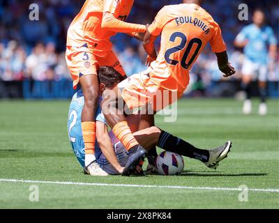 Vigo, Spanien. Mai 2024. Spanien La Liga Fußballspiel Celta gegen Valencia im Balaidos-Stadion in Vigo, Pontevedra. Mai 2024 900/Cordon Press Credit: CORDON PRESS/Alamy Live News Stockfoto