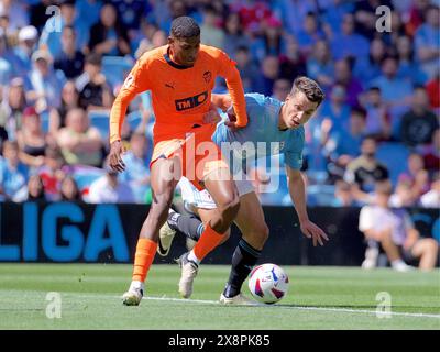 Vigo, Spanien. Mai 2024. Spanien La Liga Fußballspiel Celta gegen Valencia im Balaidos-Stadion in Vigo, Pontevedra. Mai 2024 900/Cordon Press Credit: CORDON PRESS/Alamy Live News Stockfoto