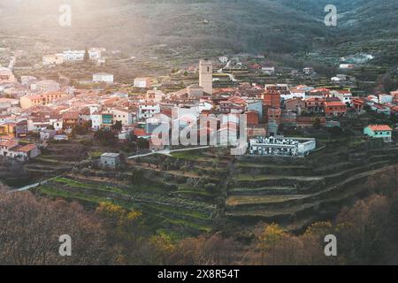 Garganta von Olla in der Provinz Caceres, Extremadura, Spanien. Stockfoto