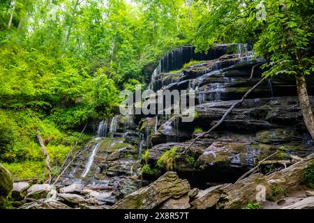 Yellow Branch Falls in Walhalla, South Carolina Stockfoto