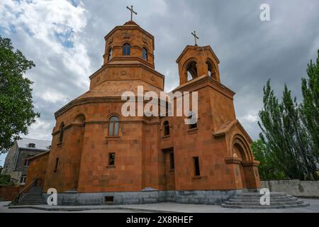 Gyumri, Armenien - 25. Mai 2024: Kathedrale der Heiligen Märtyrer in Gyumri, Armenien. Stockfoto