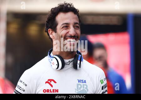 Monte Carlo, Monaco. Mai 2024. Daniel Ricciardo wird am 26. Mai 2024 auf dem Circuit de Monaco in Monte-Carlo, Monaco, vor dem Formel-1-Grand-Prix von Monaco gesehen. (Kreditbild: © Beata Zawrzel/ZUMA Press Wire) NUR REDAKTIONELLE VERWENDUNG! Nicht für kommerzielle ZWECKE! Stockfoto