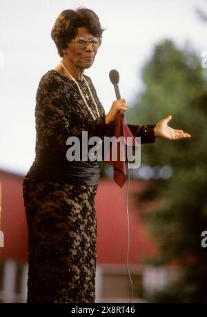 ELLA FITZGERALD Jazzsängerin USA 1990 Stockfoto