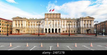 Russland, Gebäude der Legislativversammlung von St. Petersburg, Isaak-Platz - Mariinski-Palast Stockfoto