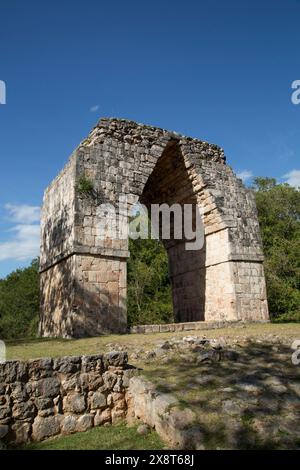 Der Bogen, Kabah archäologische Website, Yucatan, Mexiko Stockfoto