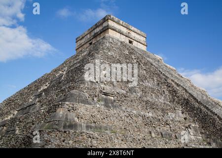 El Castillo (oder Pyramide von Kulkulcan), Chichen Itza, Yucatan, Mexiko Stockfoto