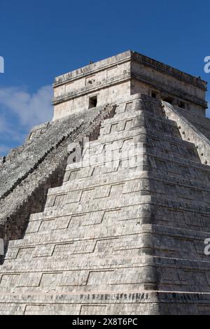 El Castillo (oder Pyramide von Kulkulcan), Chichen Itza, Yucatan, Mexiko Stockfoto