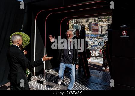 Monaco, Monaco. Mai 2024. Der italienische Unternehmer Flavio Briatore wurde vor dem Rennen des Formel-1-Grand-Prix von Monaco im Fahrerlager gesehen. (Foto: Luca Martini/SOPA Images/SIPA USA) Credit: SIPA USA/Alamy Live News Stockfoto