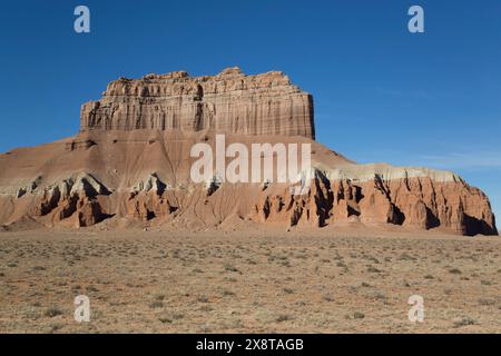 USA, Utah, in der Nähe von Hanksville, Goblin Valley State Park, Wild Horse Butte Stockfoto