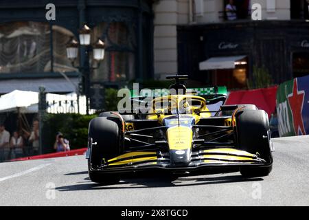 Oscar Piastri von McLaren auf der Rennstrecke während des Formel 1 Grand Prix von Monaco am 26. Mai 2024 in Monte-Carlo, Monaco. Stockfoto