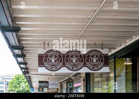 Pike Place Starbucks Store in Seattle, Washington, USA Stockfoto