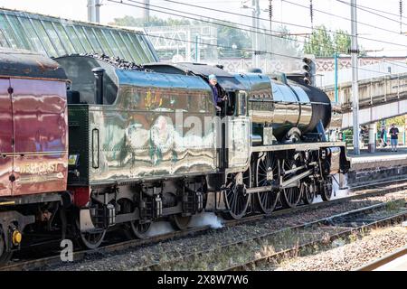 Royal Scot Class Scots Guardsman 46115 in Carlisle Station Stockfoto