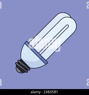 Symbol für Glühlampenvektor. Vektor für die Darstellung der Glühlampe. Symbolvektor der Glühlampe. Stock Vektor