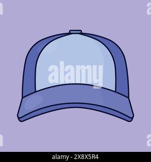Sports Cap Vektor-Symbol. Abbildung der Kappe. Symbol für die Sommermütze Stock Vektor