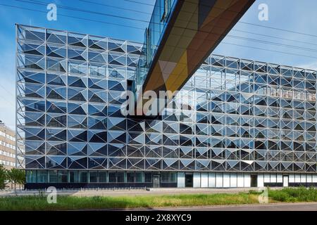 Niels Bohr Bygningen (Niels Bohr Building), Teil der Universität Kopenhagen, entworfen von Vilhelm Lauritzen Arkitekter, 2023; Kopenhagen, Dänemark Stockfoto