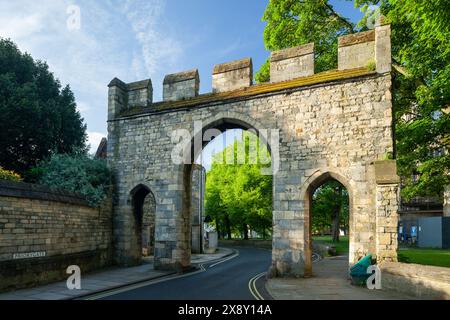 Priory Arch in Lincoln, England. Stockfoto