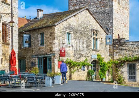 Frankreich, Lot, Martel, mittelalterliche Stadt mit der Bezeichnung Les Plus Beaux Villages de France (die schönsten Dörfer Frankreichs) genannt die Stadt mit den sieben Türmen Stockfoto