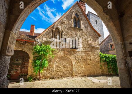 Frankreich, Lot, Martel, mittelalterliche Stadt mit der Bezeichnung Les Plus Beaux Villages de France (die schönsten Dörfer Frankreichs) genannt die Stadt mit den sieben Türmen Stockfoto