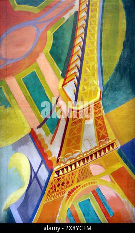 KUNST - Gemälde von Robert Delaunay (Französisch, 1885-1941) - Tour Eiffel (1926) Stockfoto