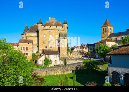 Frankreich, Lot, Lacapelle-Marival, Etappe auf dem Rocamadour-Weg (GR 6), Variante des Weges Le Puy (oder Via Podiensis) Richtung Santiago de Compostela, 15 Stockfoto