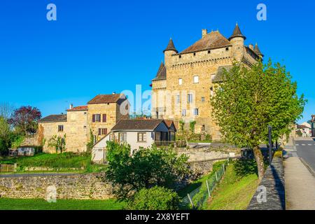 Frankreich, Lot, Lacapelle-Marival, Etappe auf dem Rocamadour-Weg (GR 6), Variante des Weges Le Puy (oder Via Podiensis) Richtung Santiago de Compostela, 15 Stockfoto