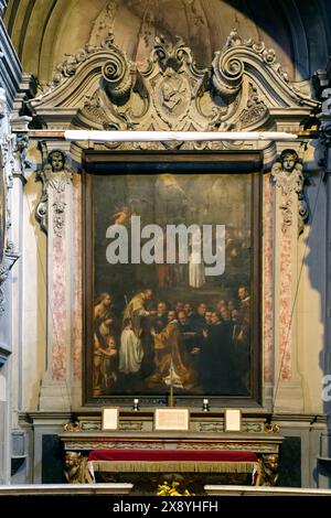 Frankreich, Alpes-Maritimes, Nizza, von der UNESCO zum Weltkulturerbe erklärt, Altstadt, Kirche Saint Francois de Paule, Kapelle Saint Benoit, Communi Stockfoto