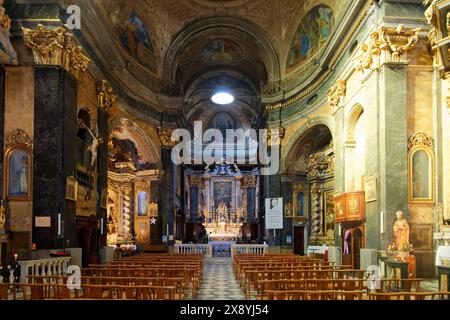 Frankreich, Alpes Maritimes, Nizza, von der UNESCO zum Weltkulturerbe erklärt, Altstadt, Eglise Saint-Martin-Saint-Augustin (St. Martin St. Augustine) ch Stockfoto