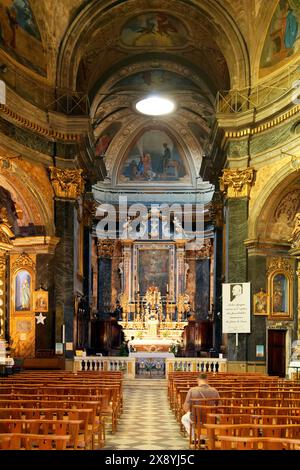 Frankreich, Alpes Maritimes, Nizza, von der UNESCO zum Weltkulturerbe erklärt, Altstadt, Eglise Saint-Martin-Saint-Augustin (St. Martin St. Augustine) ch Stockfoto