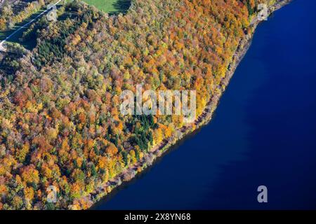 Frankreich, Jura, Chambly See (Luftaufnahme) Stockfoto