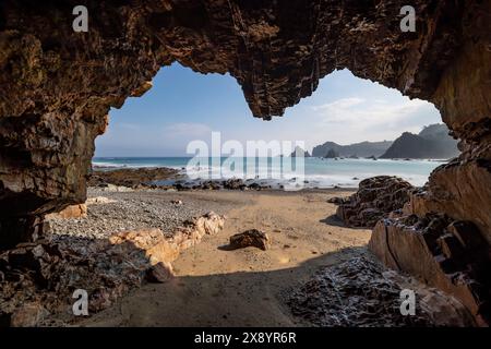 Spanien, Asturies, Santa Marina Gueirua Beach Stockfoto