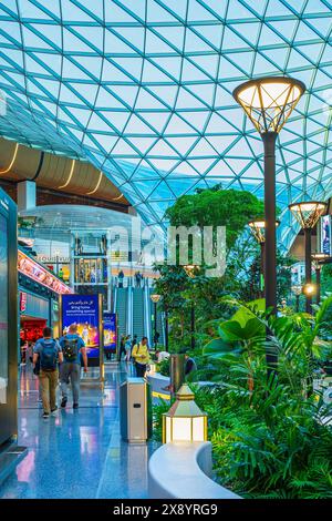 Katar, Doha, Hamad International Airport, The Orchard Tropical Garden Stockfoto