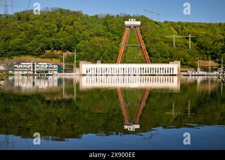 Ehemaliges Pumpspeicherkraftwerk Koepchenwerk am Hengstey-See, Deutschland, Nordrhein-Westfalen, Ruhrgebiet, Herdecke Stockfoto