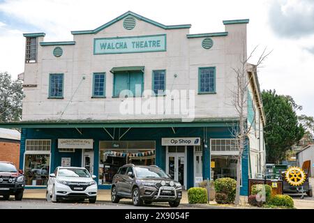 Historisches Walcha Theatre Gebäude in der australischen Landstadt Walcha, Northern Tablelands of NSW, Australien Stockfoto