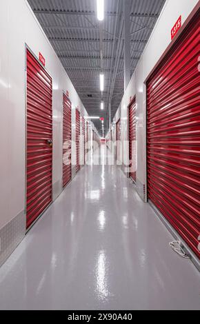 In einer Selbstlagereinrichtung, Maryland USA Stockfoto