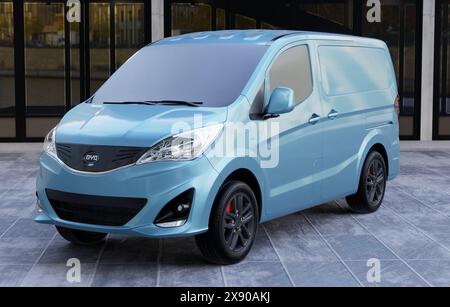 BYD ETP3, ein fünftüriger, zweisitziger Elektro-Van Stockfoto