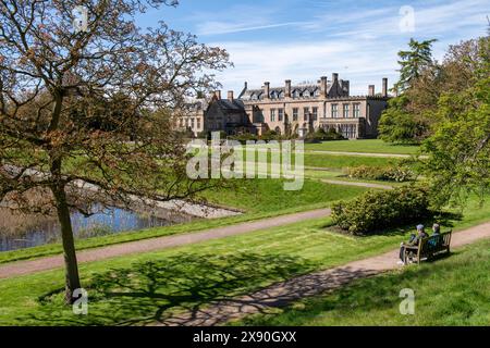 Ein Frühlingstag in Newstead Abbey, Nottinghamshire, England UK Stockfoto